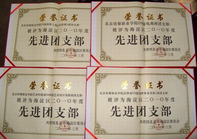 北京培黎職業學院團委等受到海淀區團委表彰2