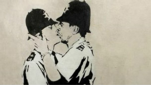英媒:班克西街頭藝術作品將在倫敦被拍賣[1]1