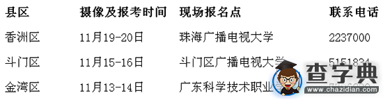 2016年1月廣東珠海自學考試報考通知1