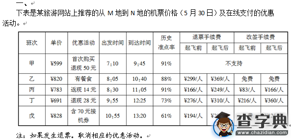 2016國考行測真題及答案解析精選（副省）1