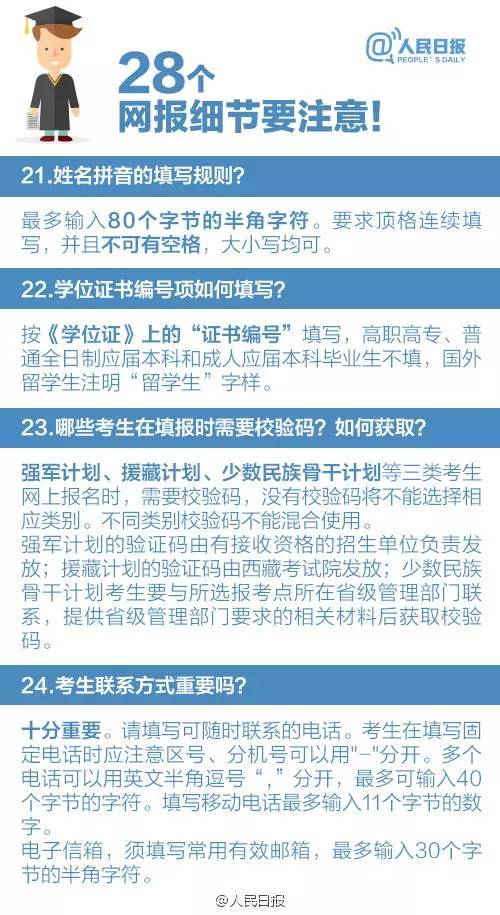 2018考研網上報名 28個填報細節一定要注意7